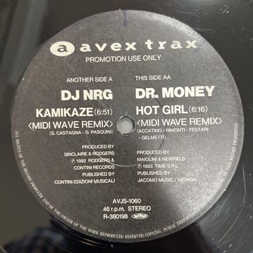 洋楽 DJ NRG / DR. MONEY - KAMIKAZE / HOT GIRL Hot Girl | Eurobeat Wiki | Fandom