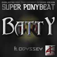 Special cover for "Batty" with Flutterbat.