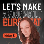 The announcement poster for Miriam K.