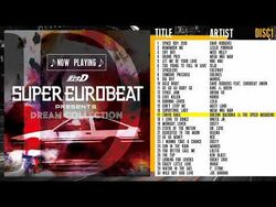 Super Eurobeat Presents Initial D Dream Collection