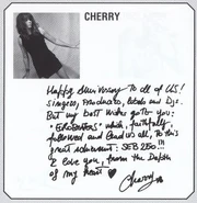 Cherry's message on SEB 250