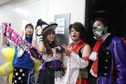 From left to right:Yassie, あき, 越田Rute隆人, and ELEMENTAS.