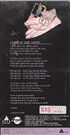 Rear cover with lyrics
