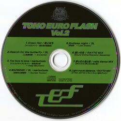TOHO EURO FLASH Vol.2 | Eurobeat Wiki | Fandom