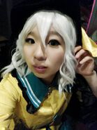 Tsuu at the 東方舞踏館 live event. (cosplaying as Koishi Komeiji)