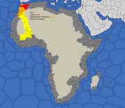 Map showing Morocco's starting position in 1773