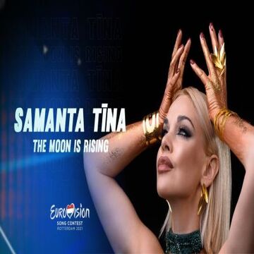 Samanta Tina The Moon Is Rising Lyrics - Latvia Eurovision 2021