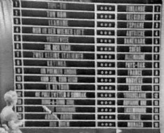 The 1962 scoreboard.