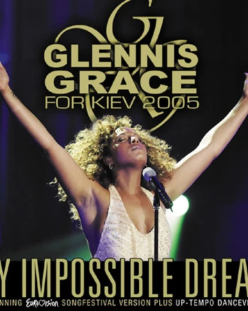 pics Eurovisie Songfestival Glennis Grace Songfestival my impossible dream eurovision song