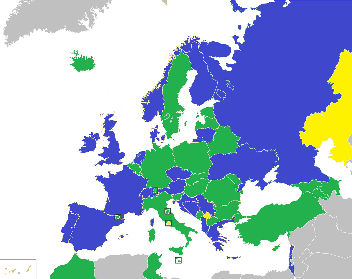 2012 eu. Eurovision Map. Joost Klein Europa.