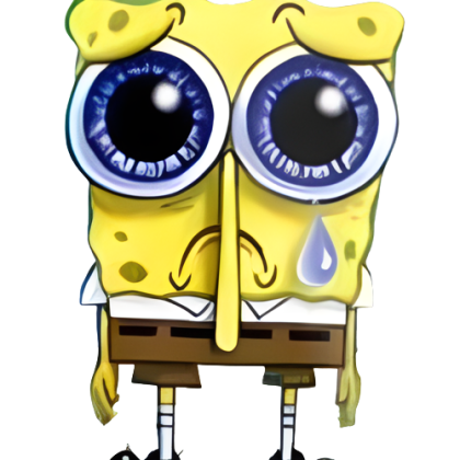 Sad spongebob