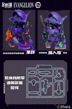 SOSKILL x EVANGELION Super Movable Assembly Blind Box | Evangelion