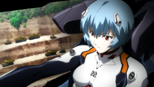 Rei en Eva Unit-00 (Rebuild)
