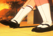 Asuka and Hikari always loves black Mary Jane shoes