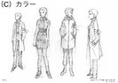 Concept art de Ritsuko Akagi par Yoshiyuki Sadamoto