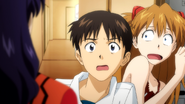Shinji y Asuka (Rebuild 2.0)