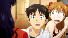 Shinji y Asuka (Rebuild 2