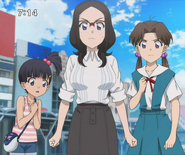 Nozomi Horaki, Kodama Horaki and Hikari Horaki