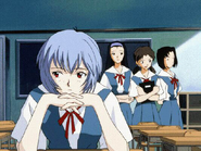 Rei in class (NGE)