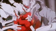 The Mass Production Evangelions eviscerate Evangelion Unit-02