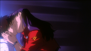 Misato shinji kiss