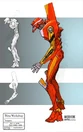 Concept art de l'Eva-02 par Greg Broadmore