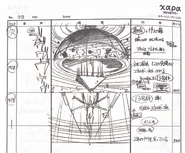 Лучи из шпилей штаб-квартиры (на наброске).