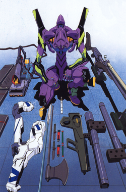 Evangelion Unit-01 and Weapons