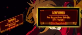 Un acercamiento al sistema del EVA donde se ve que el Evangelion de Mari es catalogado como "EVA 08 Alpha"