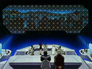 Gendo in the Command Center