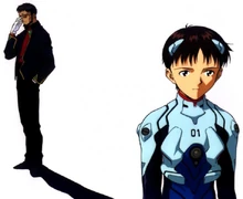 Shinji and Gendo Die Sterne