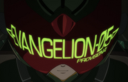 Closeup of Customized Entry plugsuit helmet in Evangelion: 2.0 You Can (Not) Advance.