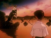 Episodio 24 Shinji conoce a Kaworu