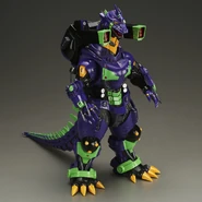 Godzilla vs Evangellion Toho 30cm series Godzilla Type 3 Kiryū Heavy Arms 2002 Edition: EVA-01 Color.
