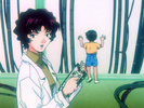 Naoko s'interroge sur la présence de Shinji au centre de recherche