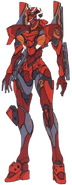 Artwork of Unit-02 Type II in its normal armor