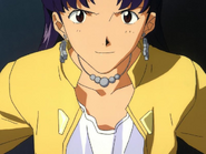 Misato as a teacher in Shinji's imaginary world