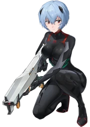 Rei wields the Suppressive Assault Rifle