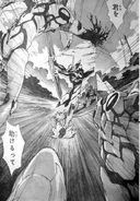 Some of the Mass Production Evangelions rushing toward Unit-01 in Neon Genesis Evangelion.