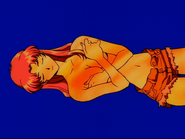 Misato cubre su cicatriz