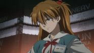 Asuka upset after Evangelion Unit-02 is sealed [RB2]