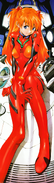 Asuka in Eva-02 Entry Plug (Artwork by Yoshiyuki Sadamoto)