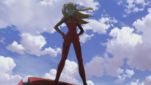 Asuka on Unit-02 (Rebuild)