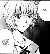 Rei as she appears in the manga
