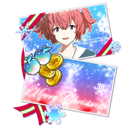 An image of Kotone that was used for a Christmas login campaign in December 2021.