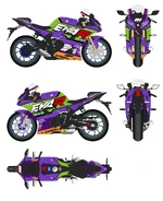 EVA RT Unit-01 YZF R7 at the 46th 2025 FIM Endurance World Championship Coca-Cola Suzuka 8 Hours Endurance Road Race