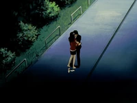 Kaji kisses Misato 32958