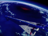 Nave SSTO vista en el episodio 07.