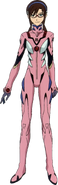 A render of Mari in her pink plugsuit