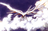 Early design of Arael in Neon Genesis Evangelion Proposal.
